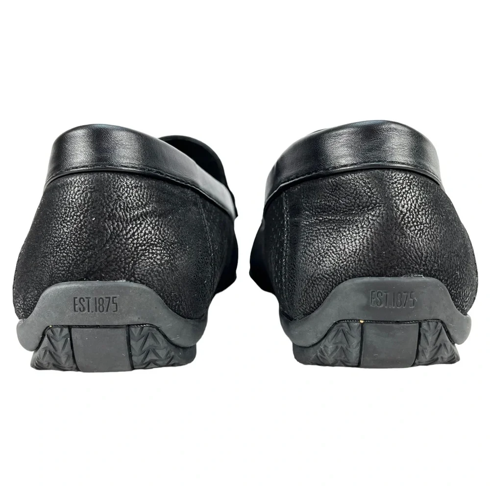 Stacy Adams | Corby Moc Toe Saddle Slip On Black Loafer | Men’s 12 M‎